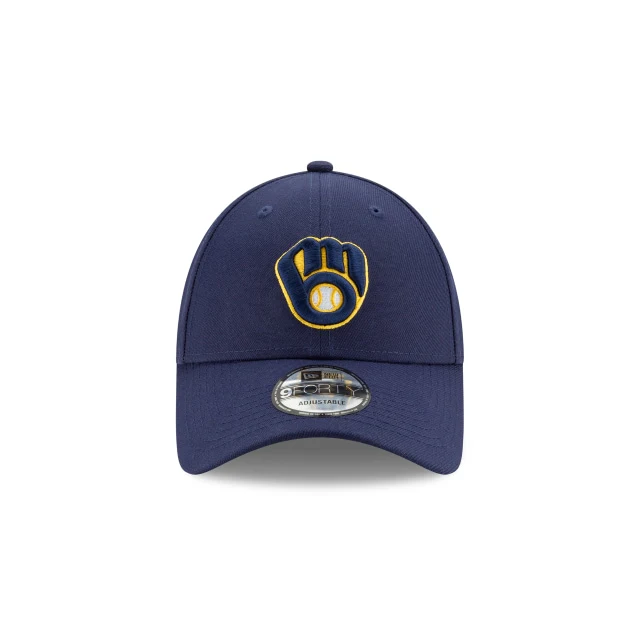 Milwaukee Brewers The League 9FORTY Stretch Fit Hat