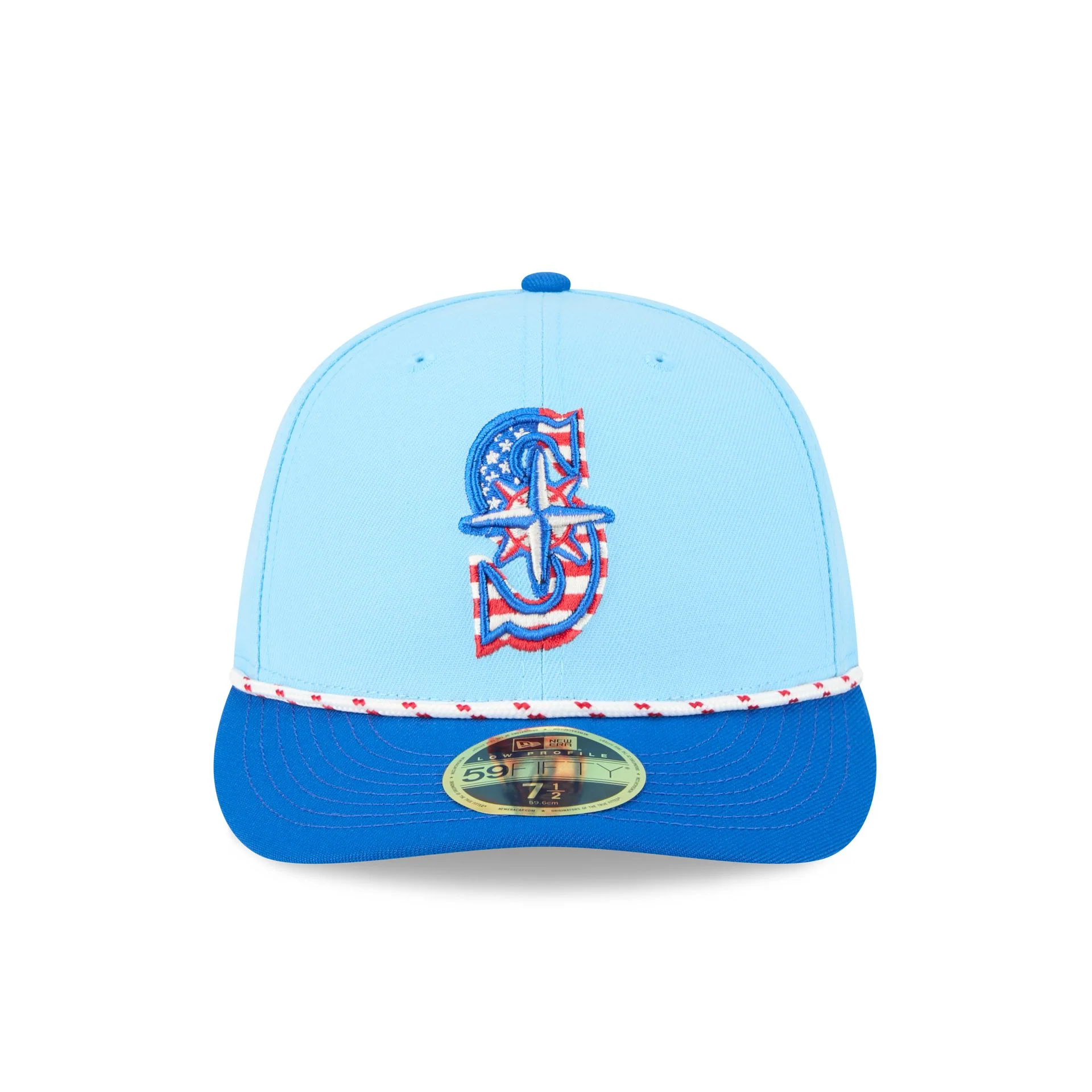 Seattle Mariners Independence Day 2025 Low Profile 59FIFTY Fitted Hat