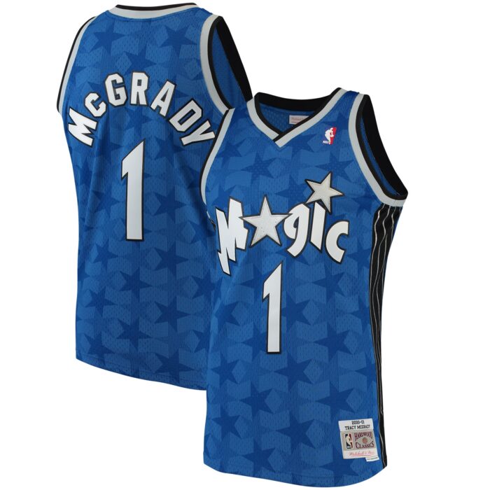 Men’s Orlando Magic Tracy McGrady Mitchell & Ness Blue Hardwood Classics Swingman Jersey