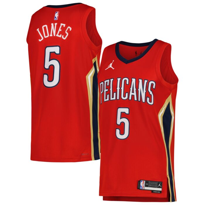 Unisex New Orleans Pelicans Herbert Jones Jordan Brand Red Swingman Jersey – Statement Edition