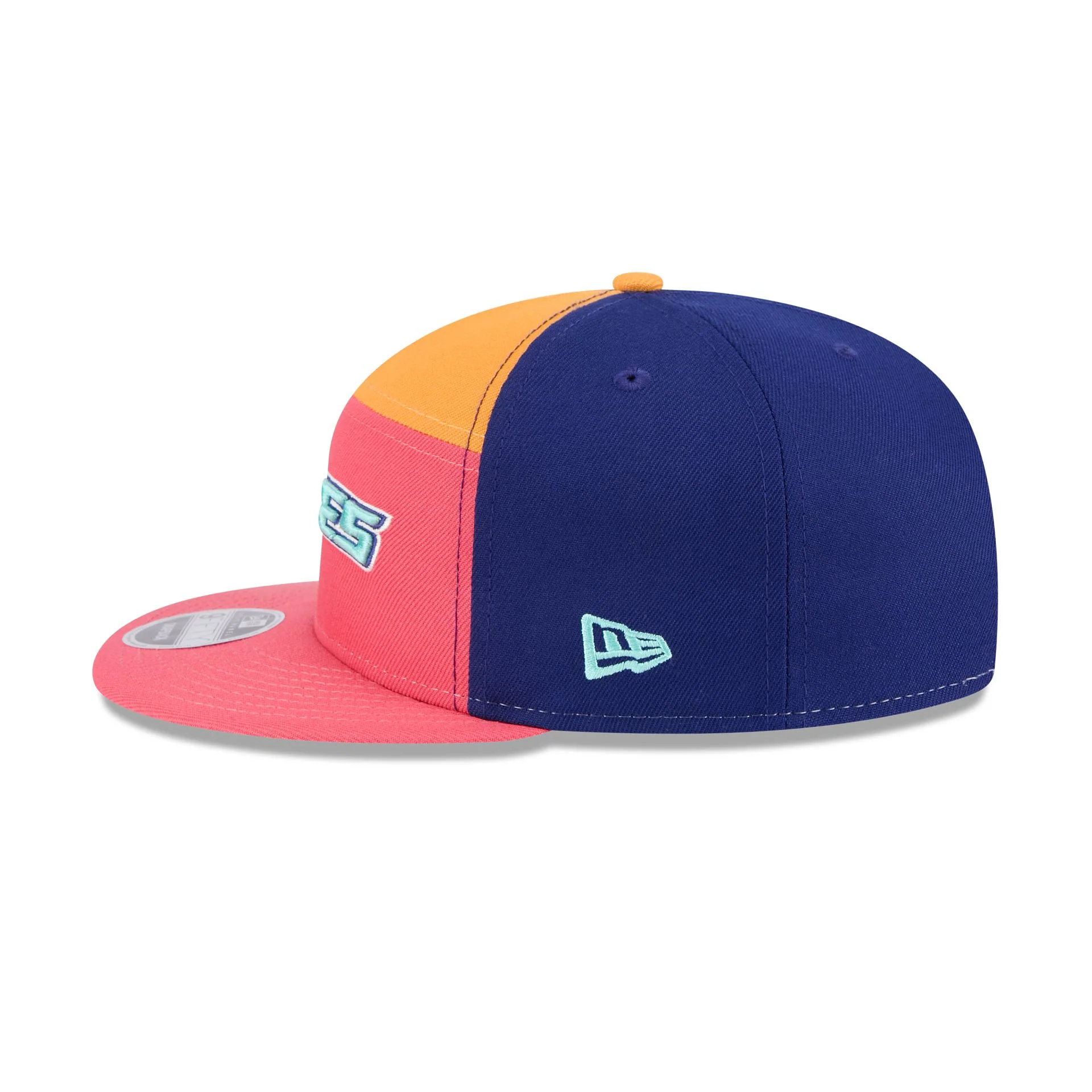 Philadelphia Eagles Coral Split Panel 9FIFTY Snapback Hat