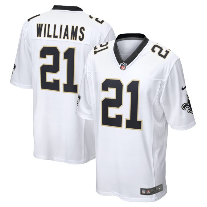 Men’s New Orleans Saints Jamaal Williams Nike White Team Game Jersey