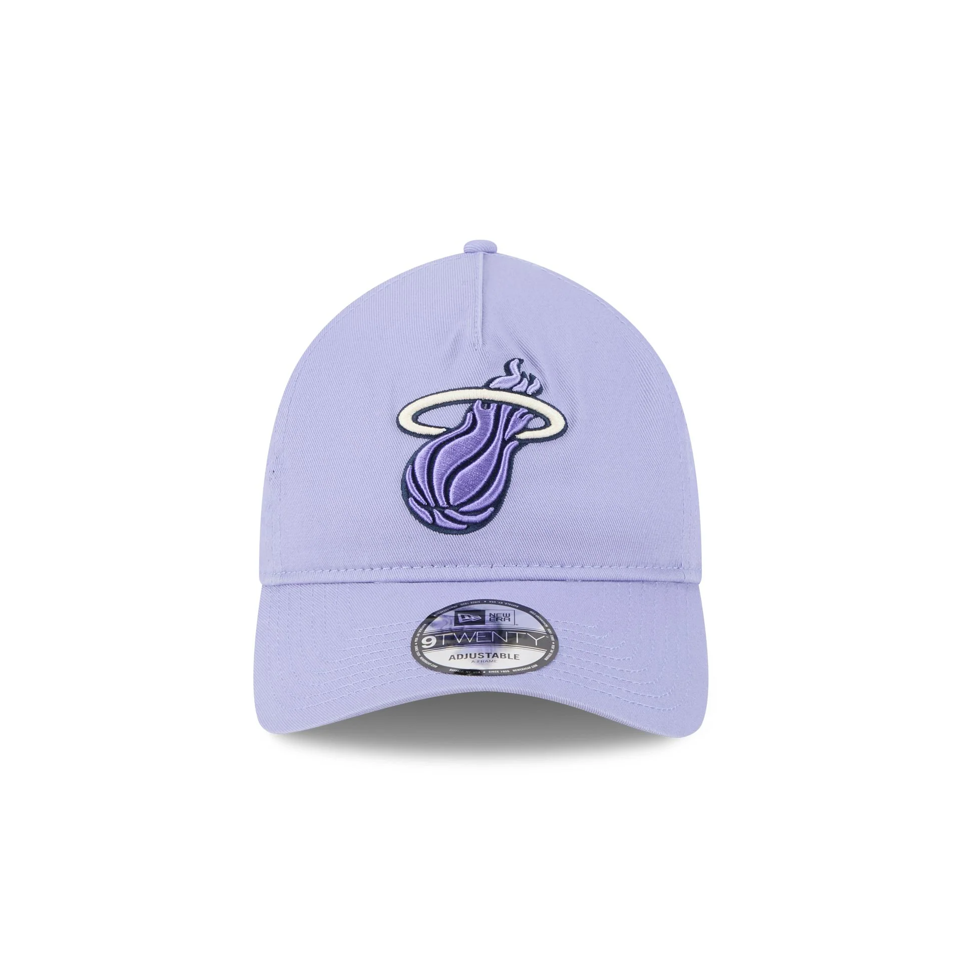 Miami Heat Lavender 9TWENTY A-Frame Adjustable Hat