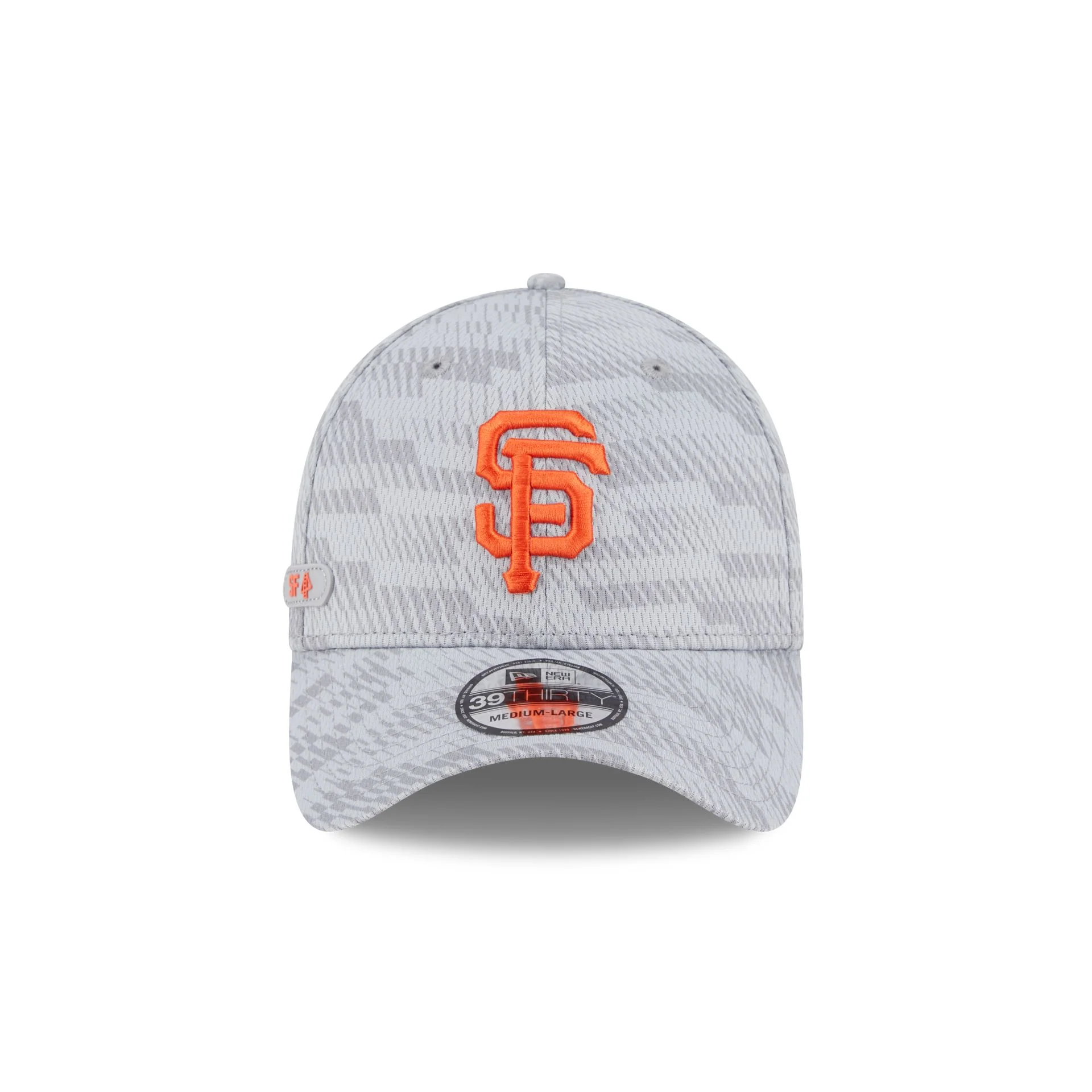 San Francisco Giants 2025 Clubhouse Gray 39THIRTY Stretch Fit