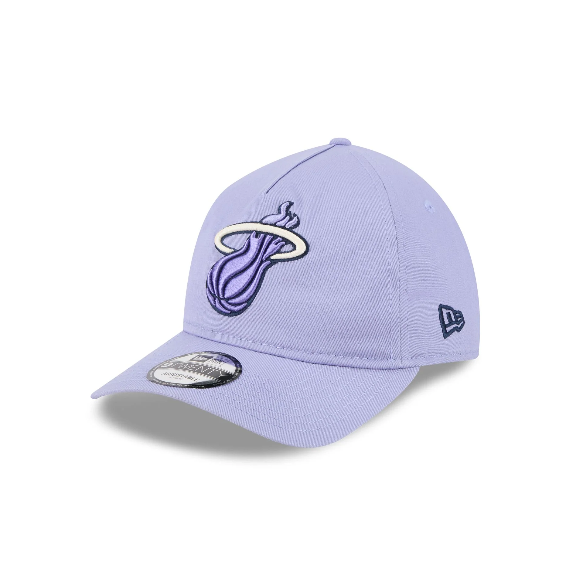 Miami Heat Lavender 9TWENTY A-Frame Adjustable Hat