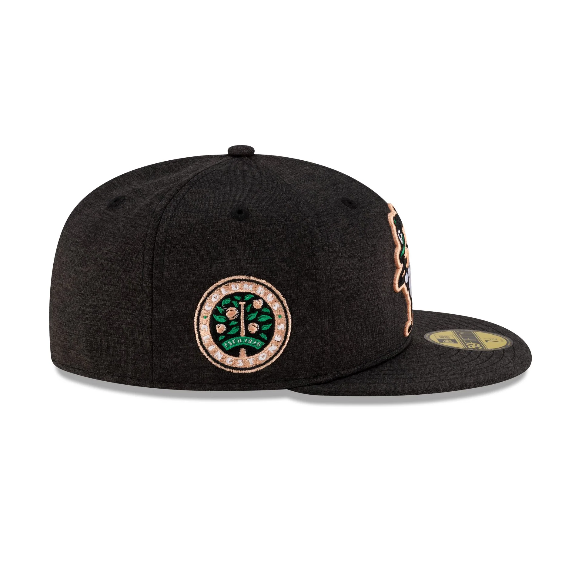Columbus Clingstones Shadow Tech Black 59FIFTY Fitted Hat