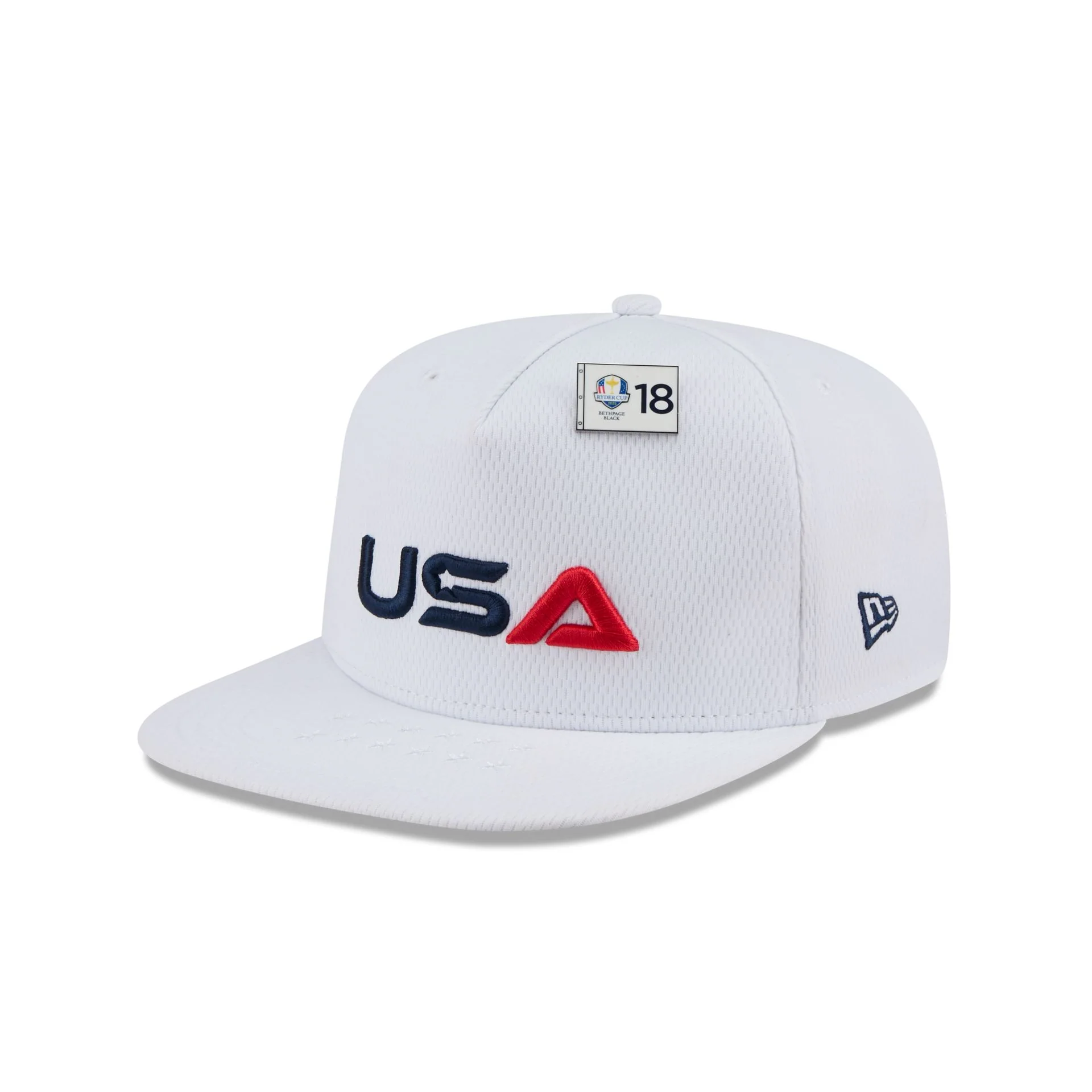 2025 Ryder Cup Team USA White 59FIFTY A-Frame Fitted Hat