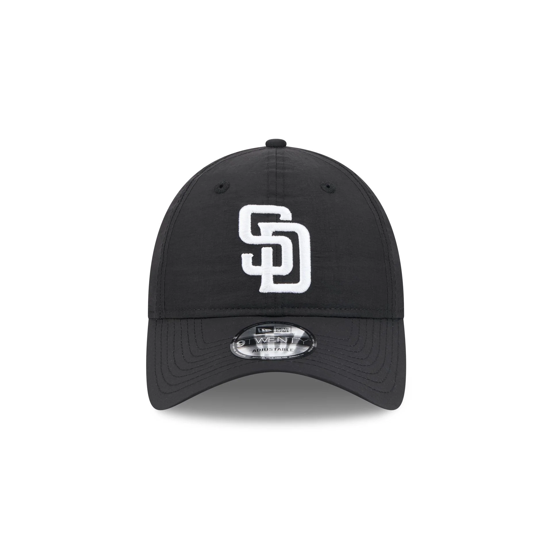 San Diego Padres Everyday Nylon Black 9TWENTY Adjustable Hat