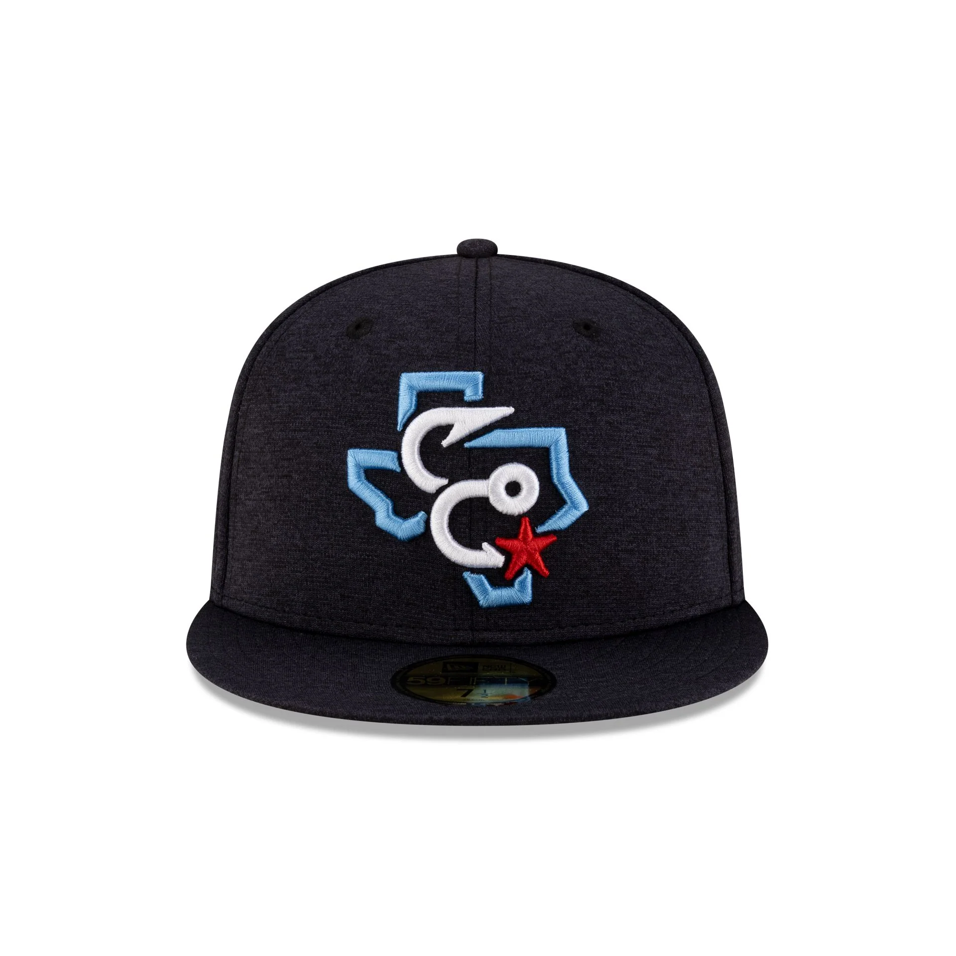 Corpus Cristi Hooks Shadow Tech Navy 59FIFTY Fitted Hat