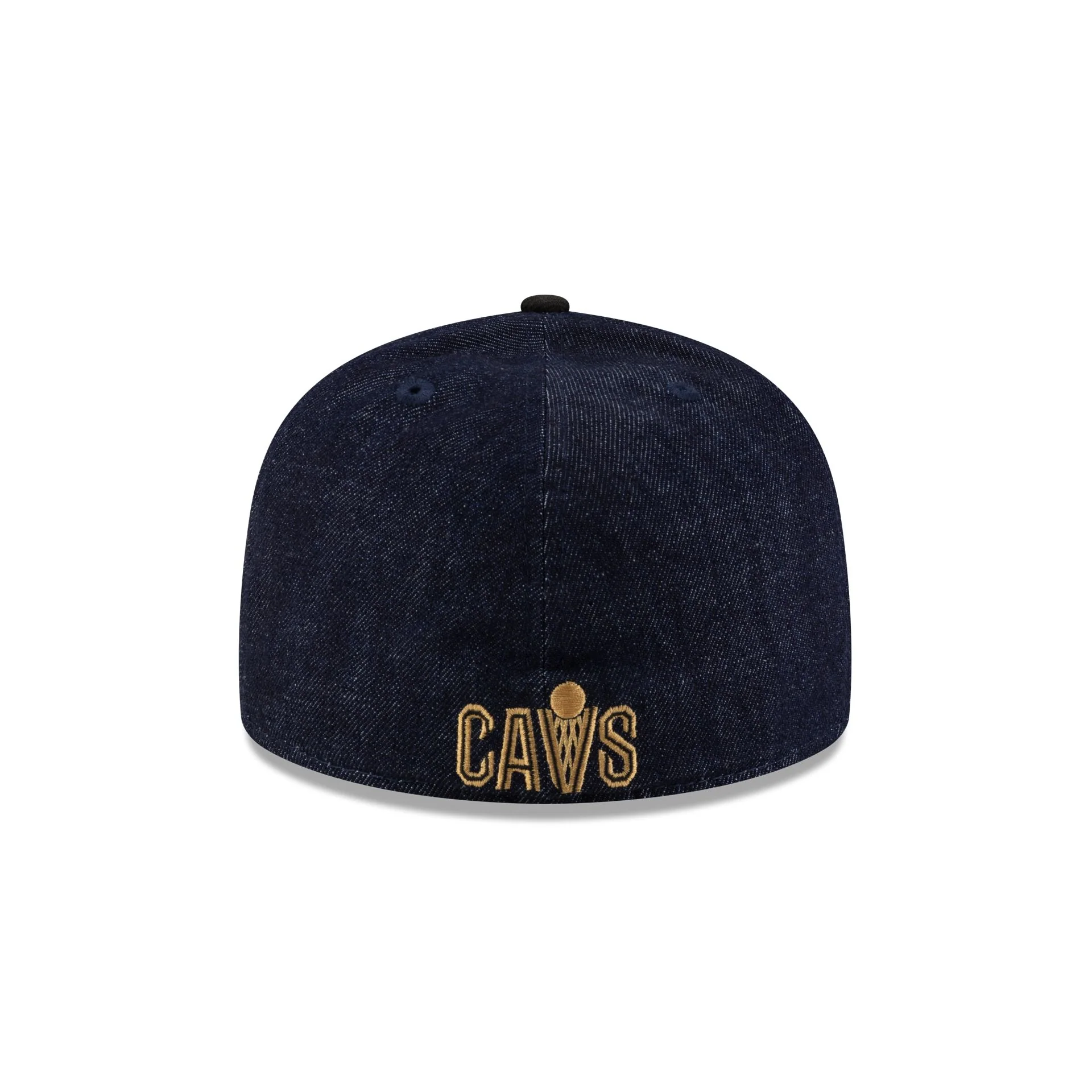 Cleveland Cavaliers Navy Denim 59FIFTY A-Frame Fitted Hat