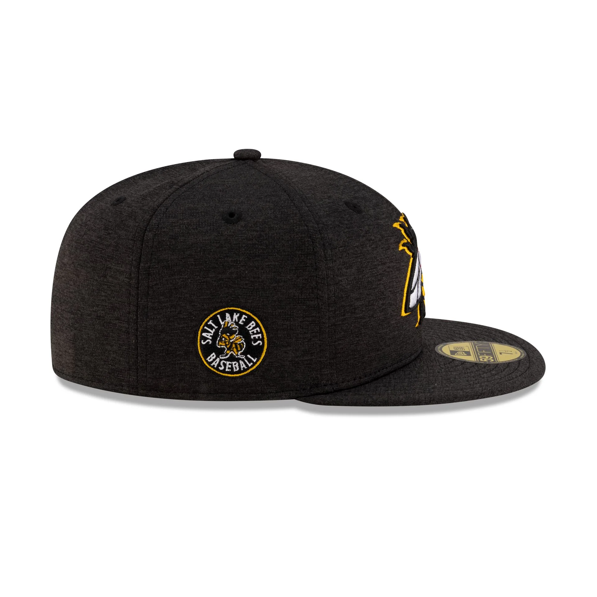 Salt Lake Bees Shadow Tech Black 59FIFTY Fitted Hat