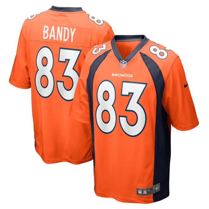 Men’s Denver Broncos Michael Bandy Nike Orange Team Game Jersey