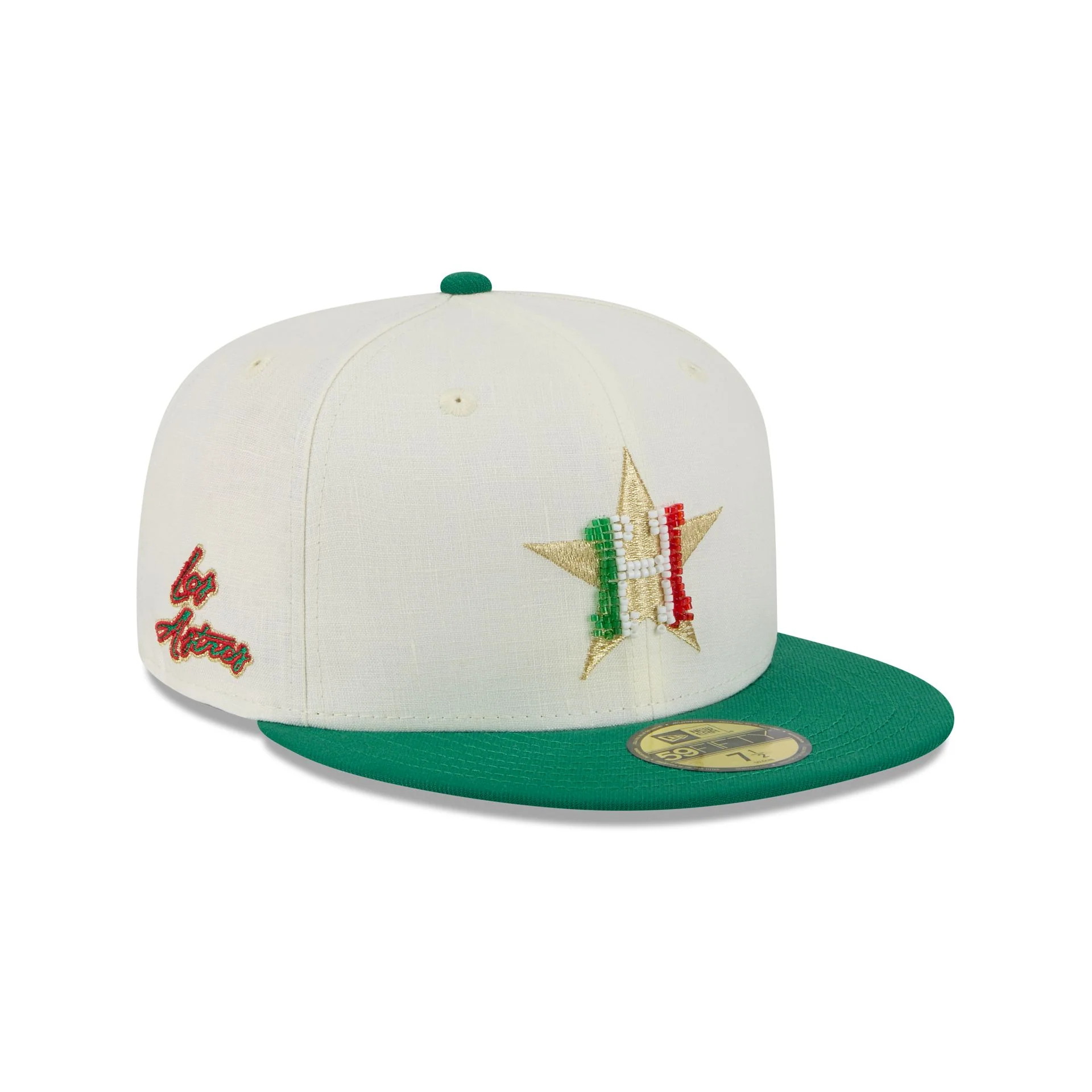 Houston Astros Beaded Linen 59FIFTY Fitted Hat