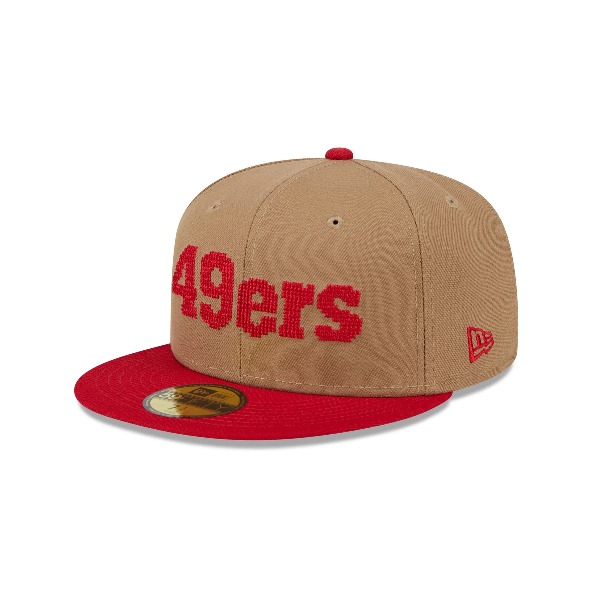 San Francisco 49ers Classic 8-Bit Wordmark 59FIFTY Fitted Hat