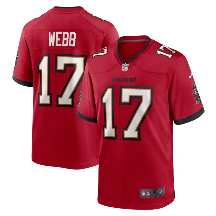 Men’s Tampa Bay Buccaneers Raleigh Webb Nike Red Game Jersey