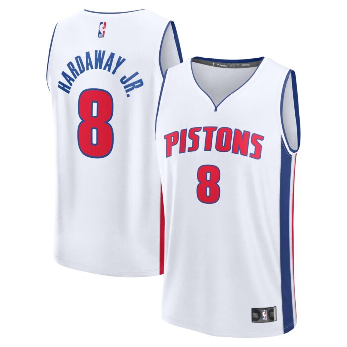Youth Detroit Pistons Tim Hardaway Jr. Fanatics White Fast Break Replica Player Jersey – Association Edition