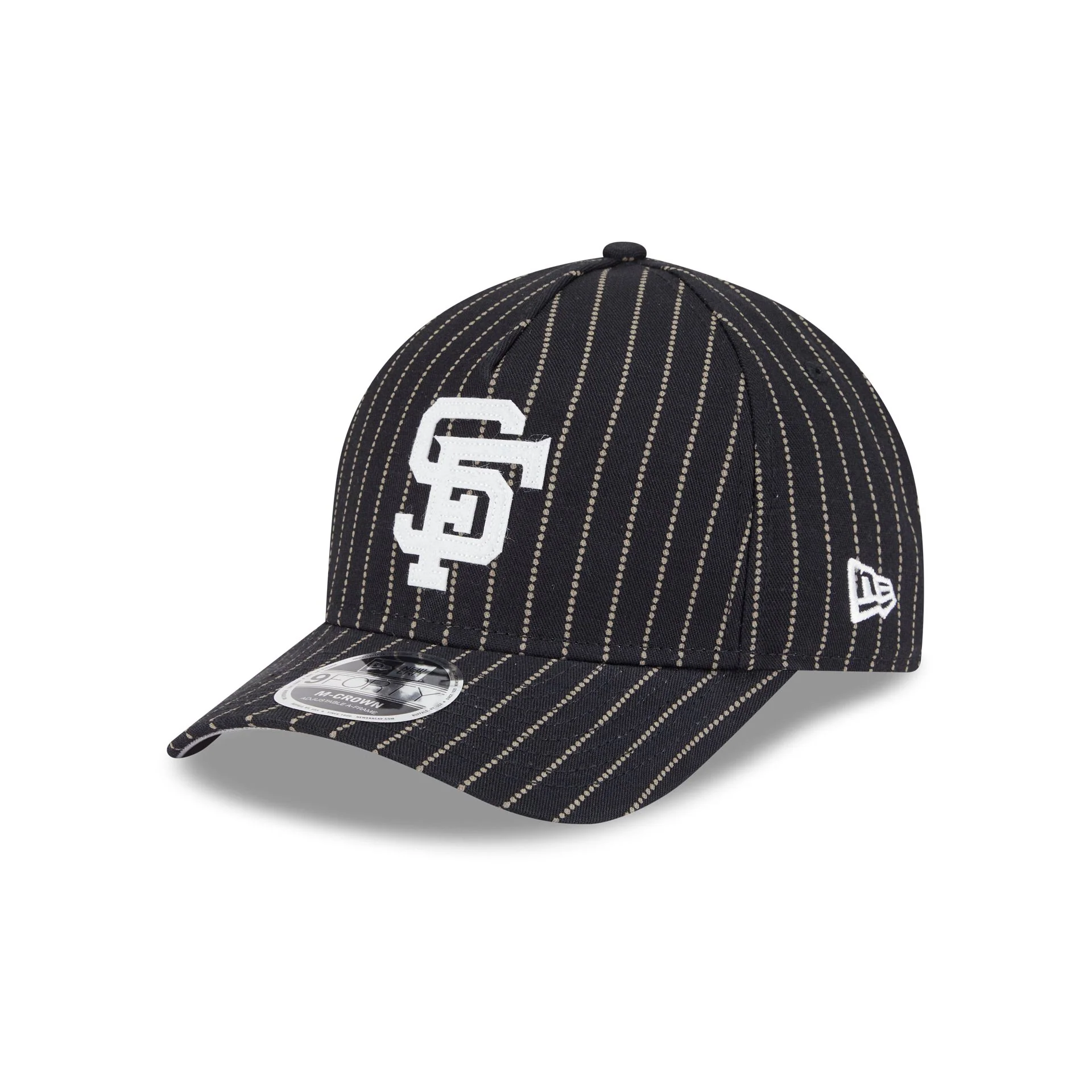 San Francisco Giants Dotted Pinstripe 9FORTY M-Crown A-Frame Adjustable Hat