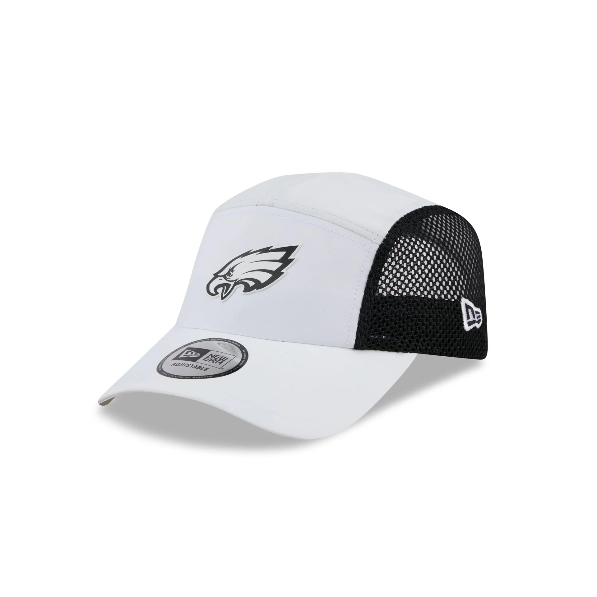 Philadelphia Eagles White Poly Runner Adjustable Hat