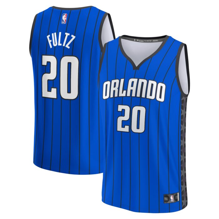 Men’s Orlando Magic Markelle Fultz Fanatics Blue Fast Break Replica Player Jersey – Statement Edition