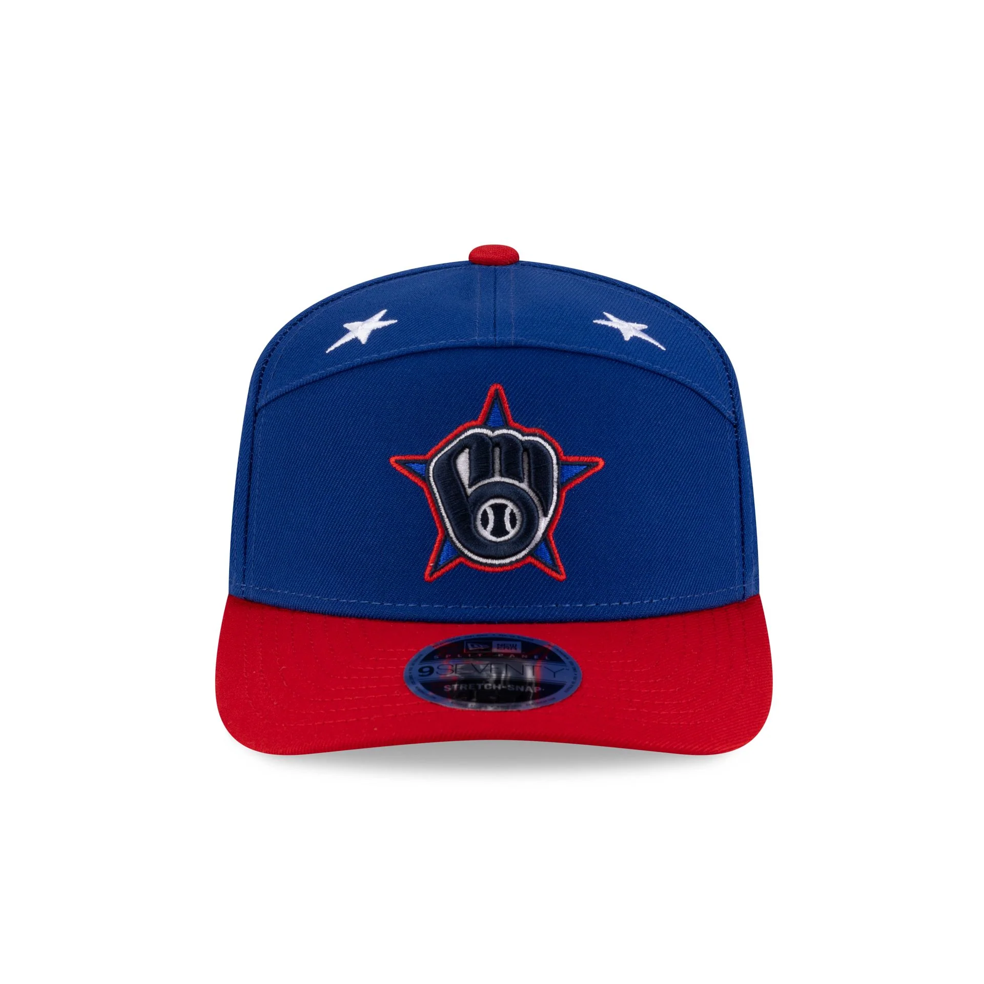 Milwaukee Brewers 2025 All-Star Game Workout Split Panel 9SEVENTY Stretch-Snap Hat