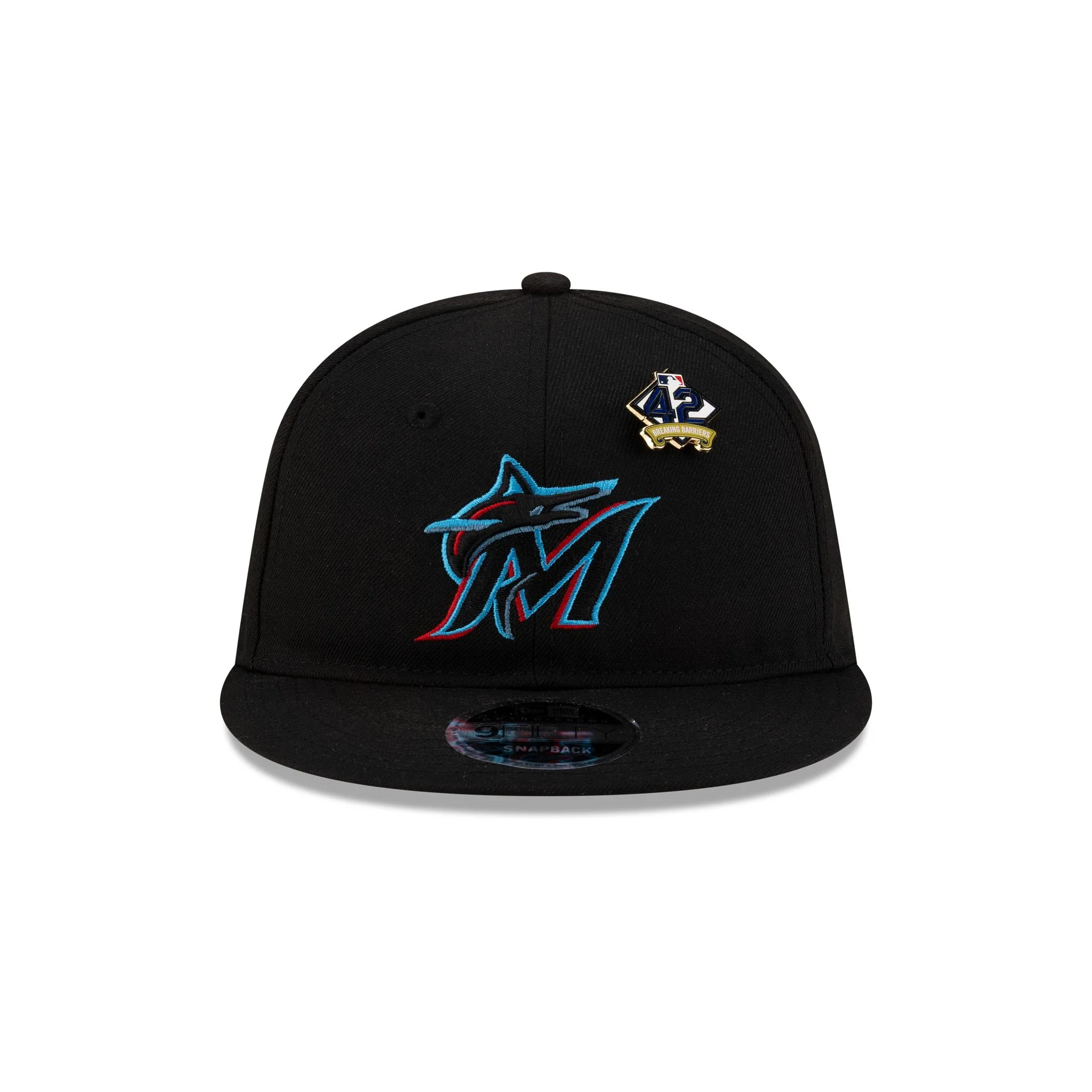 Miami Marlins Jackie Robinson Day 2025 Retro Crown 9FIFTY Snapback Hat