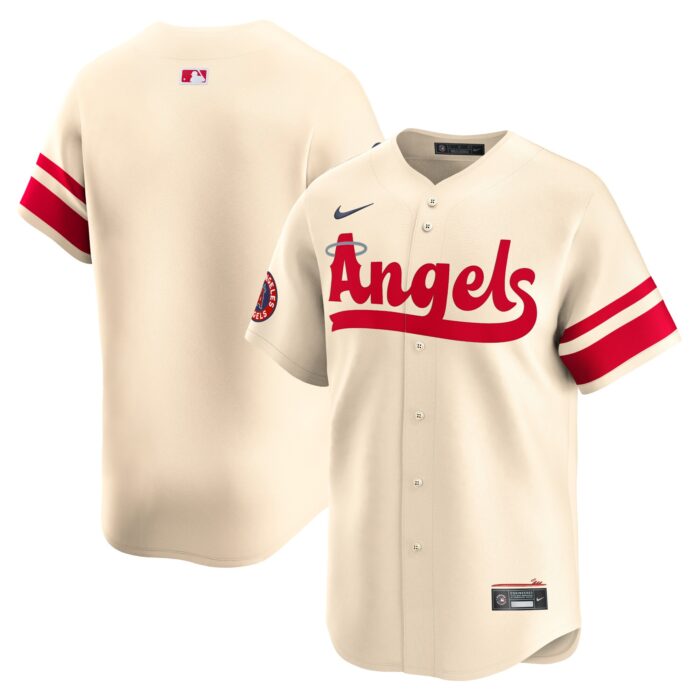 Men’s Los Angeles Angels  Nike Cream City Connect Limited Jersey