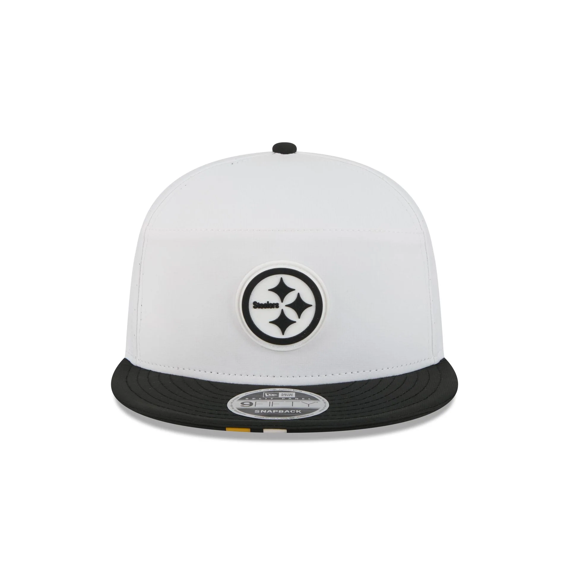 Pittsburgh Steelers 2025 Training Split Panel 9FIFTY Snapback Hat