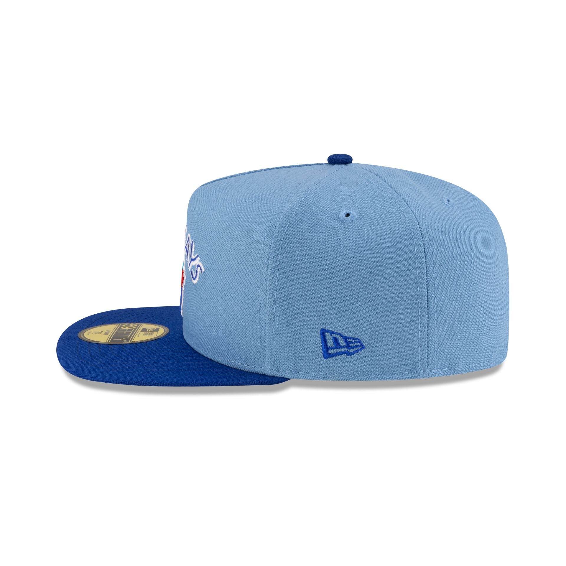 Just Caps Sky Blue Toronto Blue Jays 59FIFTY A-Frame Fitted Hat