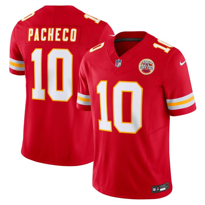 Men’s Kansas City Chiefs Isiah Pacheco Nike Red Vapor F.U.S.E. Limited Jersey