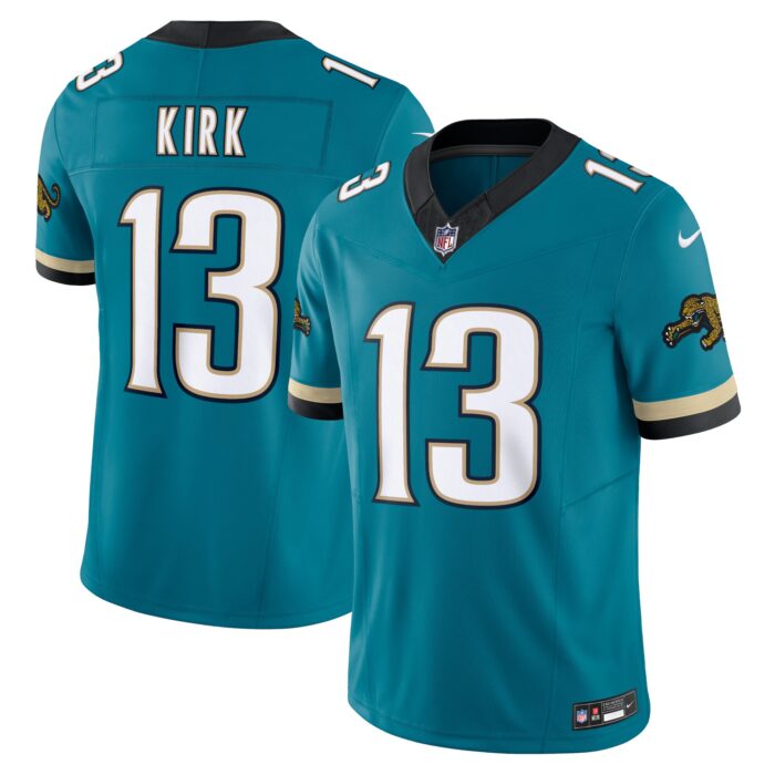 Men’s Jacksonville Jaguars Christian Kirk Nike Teal Prowler Throwback Vapor F.U.S.E. Limited Jersey