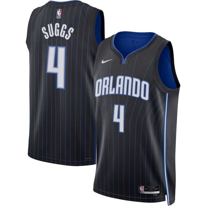 Unisex Orlando Magic Jalen Suggs Nike Black Swingman Jersey – Icon Edition