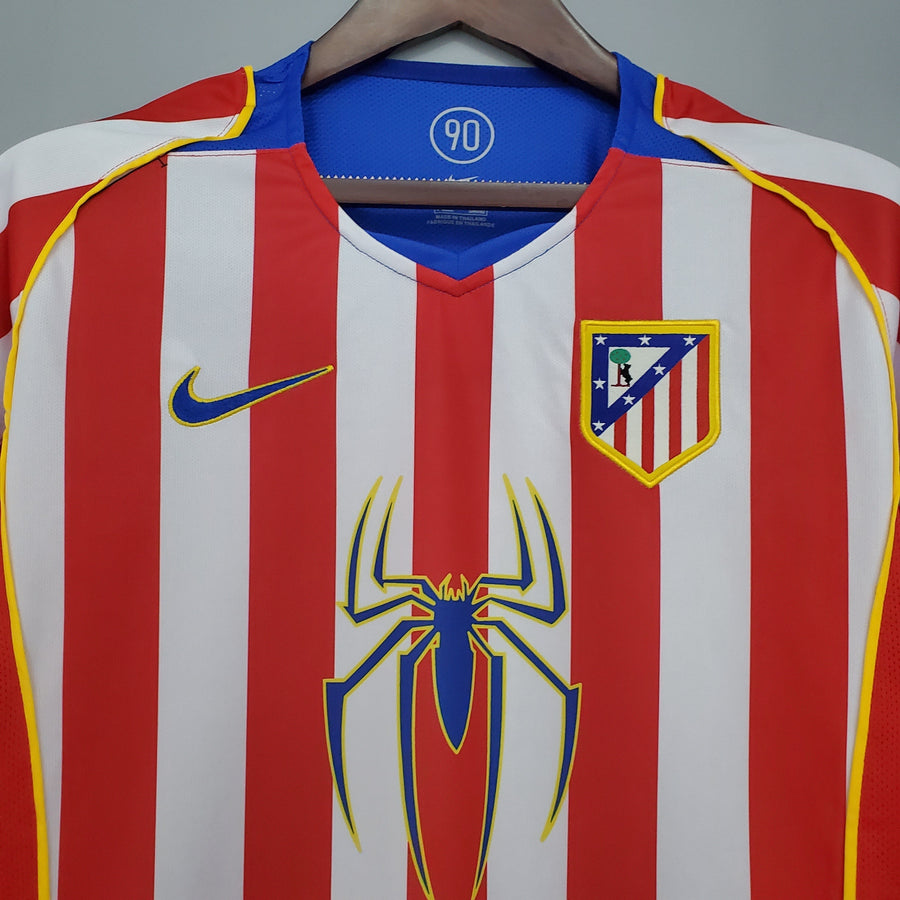 Atl??tico De Madrid Home Jersey 04/05 Retro