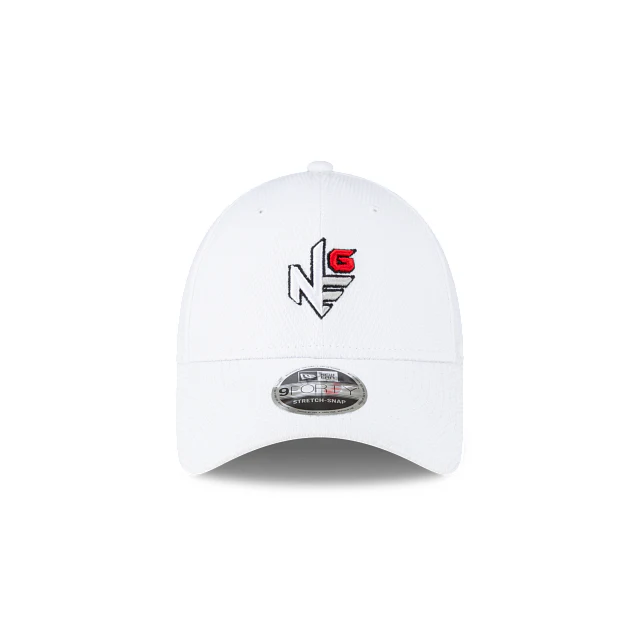 New Era Golf White 9FORTY Stretch-Snap Hat
