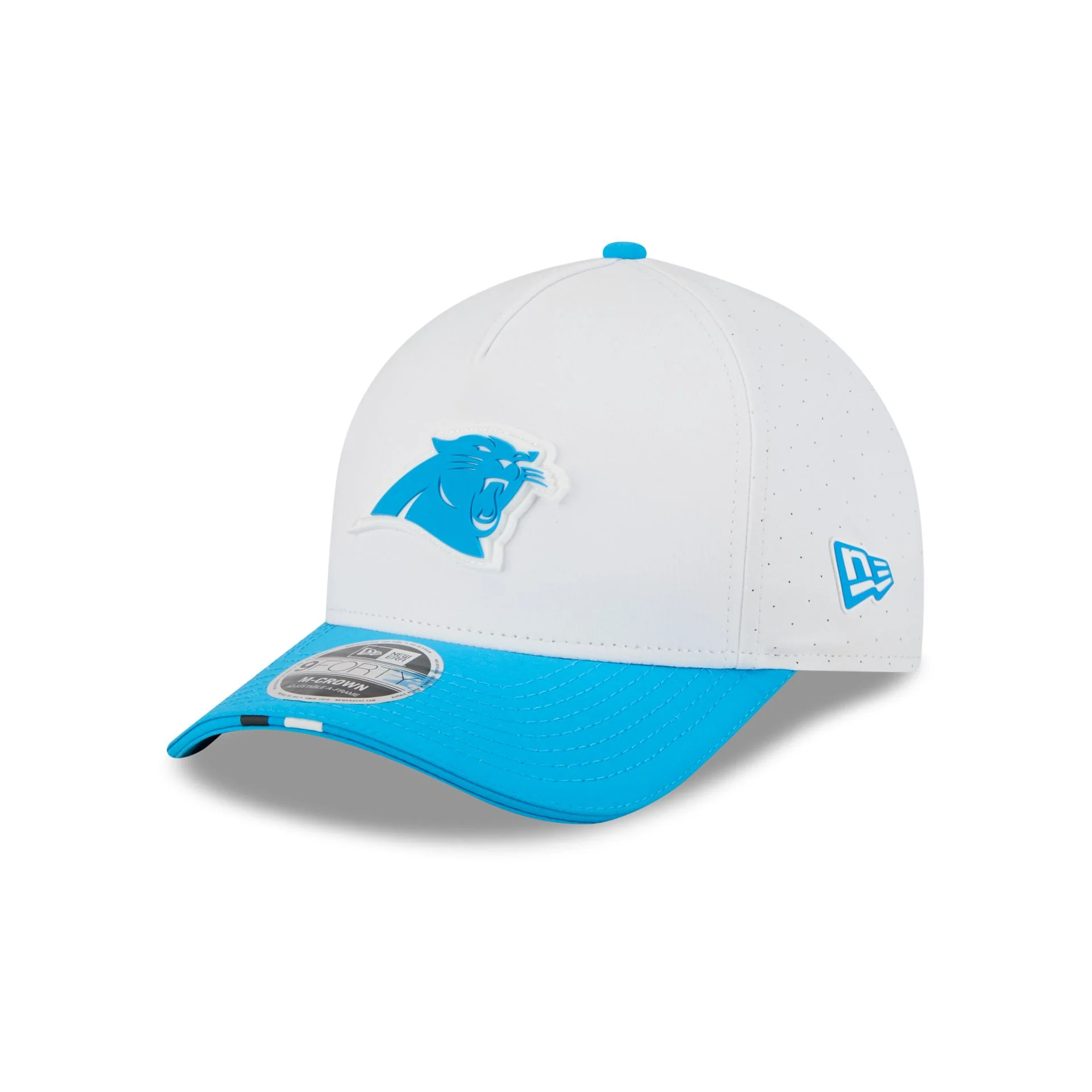 Carolina Panthers 2025 Training 9FORTY M-Crown A-Frame Snapback Hat