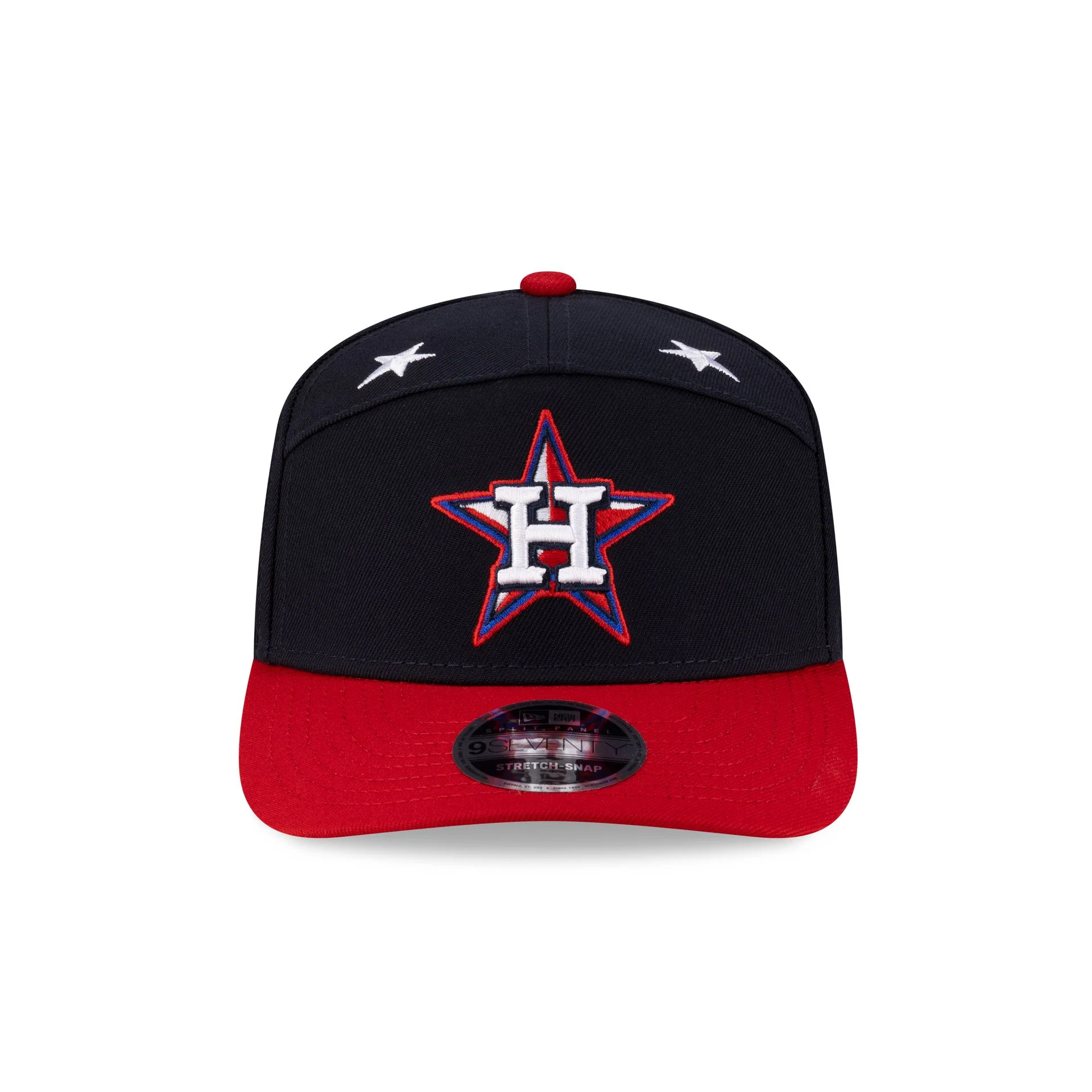 Houston Astros 2025 All-Star Game Workout Split Panel 9SEVENTY Stretch-Snap Hat