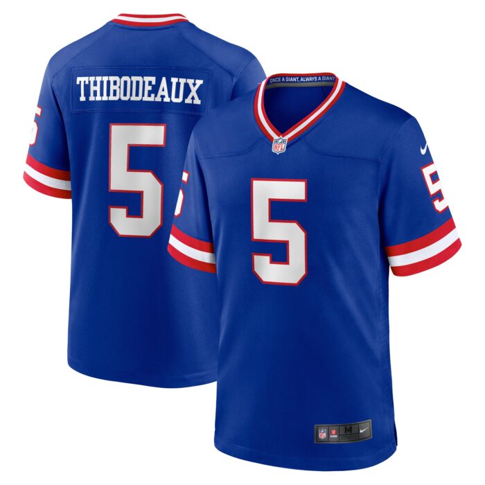Men’s New York Giants Kayvon Thibodeaux Nike Royal Classic Player Game Jersey