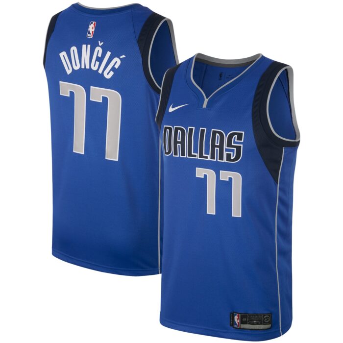 Men’s Dallas Mavericks Luka Doncic Nike Royal Swingman Jersey