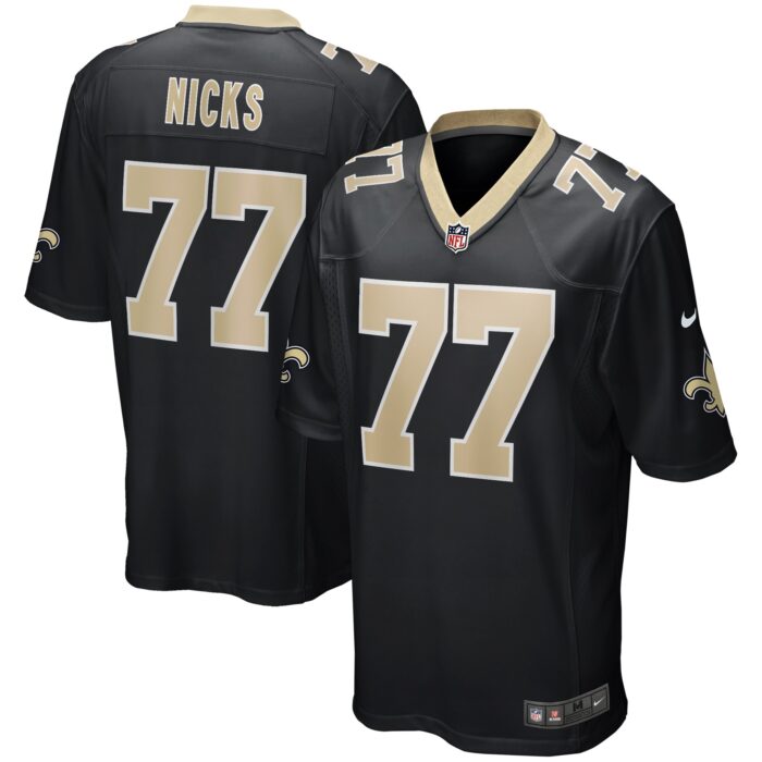 Men’s New Orleans Saints Carl Nicks Nike Black Game Retired Player Jersey