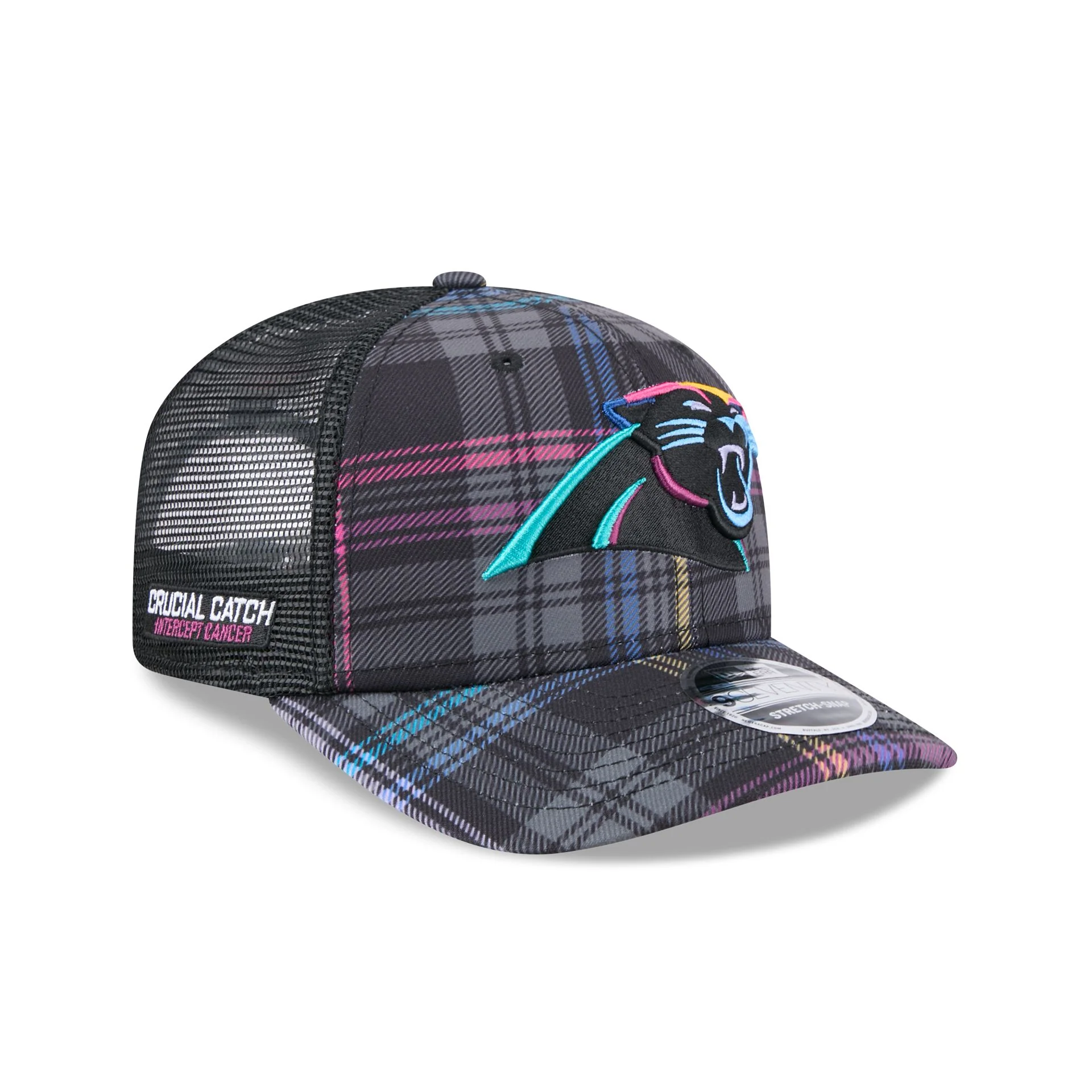 Carolina Panthers 2024 Crucial Catch 9SEVENTY Trucker Hat