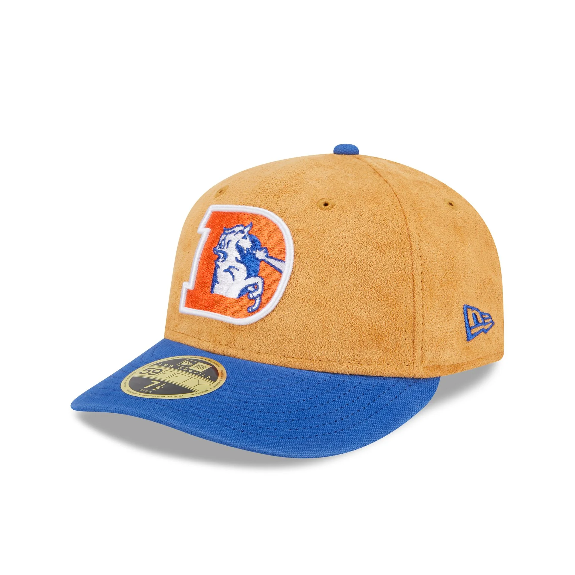Denver Broncos Tan Texture Low Profile 59FIFTY Fitted Hat