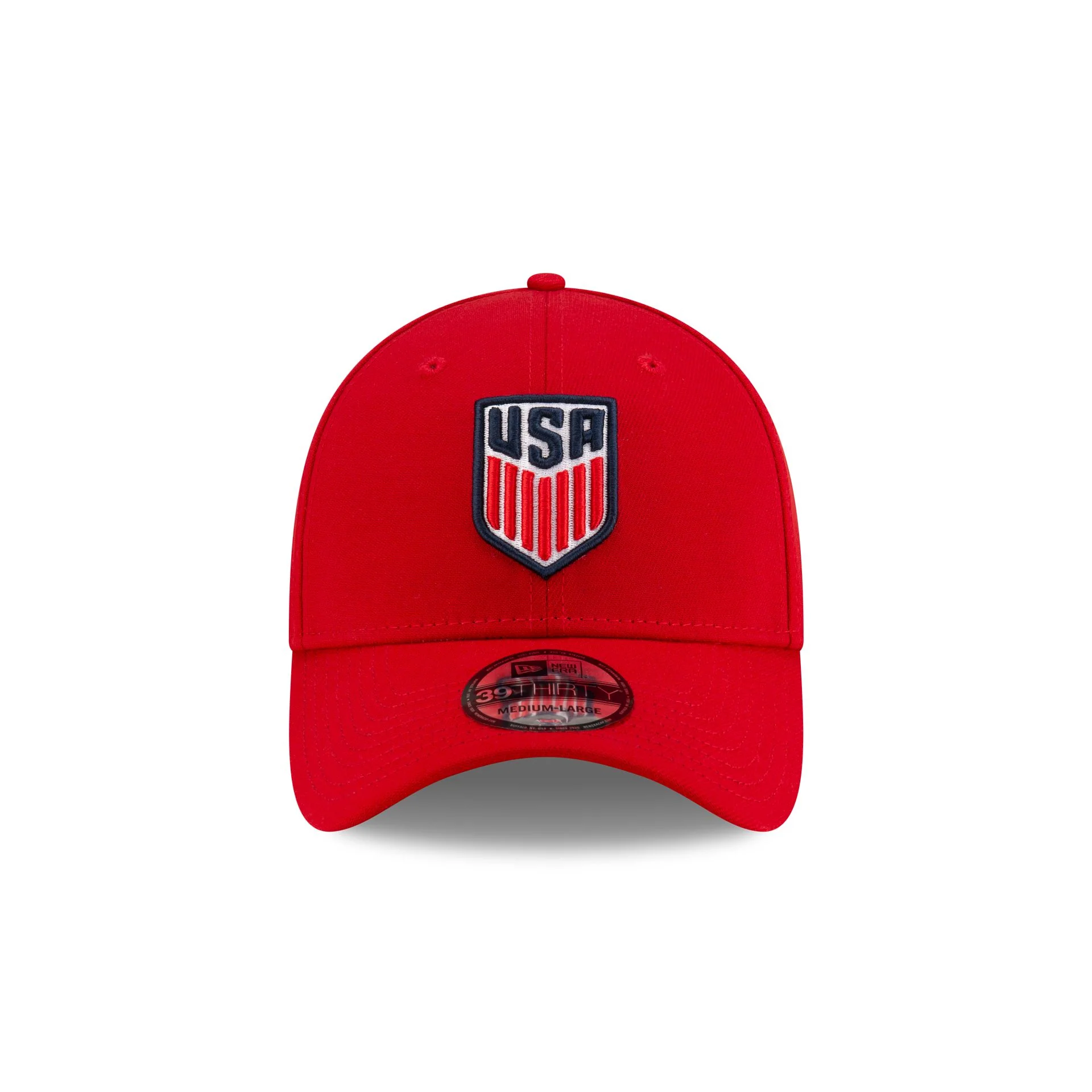 U.S. Soccer Men's National Team Red 39THIRTY Stretch Fit Hat