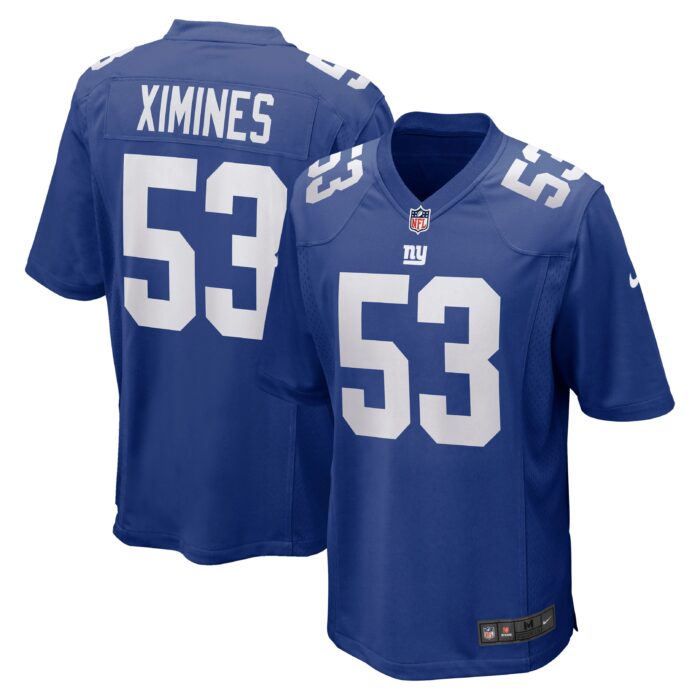 Men’s New York Giants Oshane Ximines Nike Royal Game Jersey