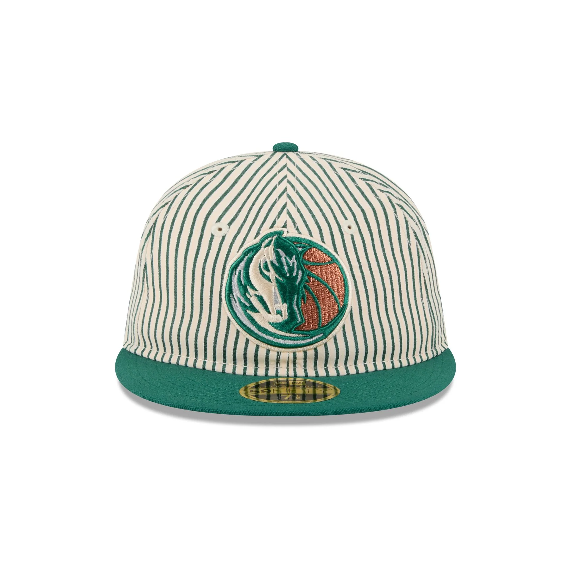 Just Caps Seersucker Dallas Mavericks Retro Crown 59FIFTY Fitted Hat