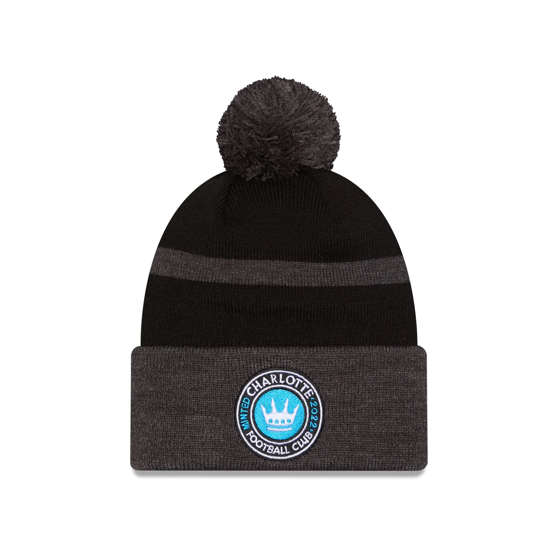 Charlotte FC 2025 MLS Kickoff Pom Knit Hat