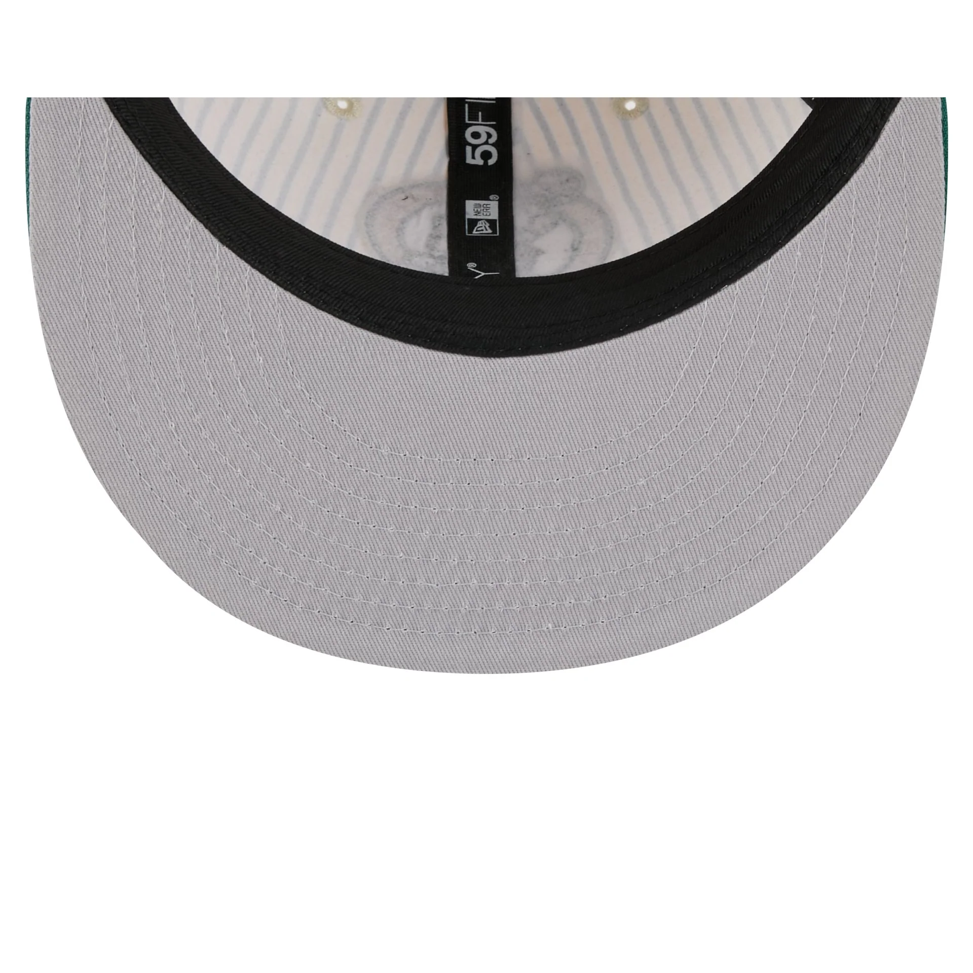 Just Caps Seersucker Boston Celtics Retro Crown 59FIFTY Fitted Hat