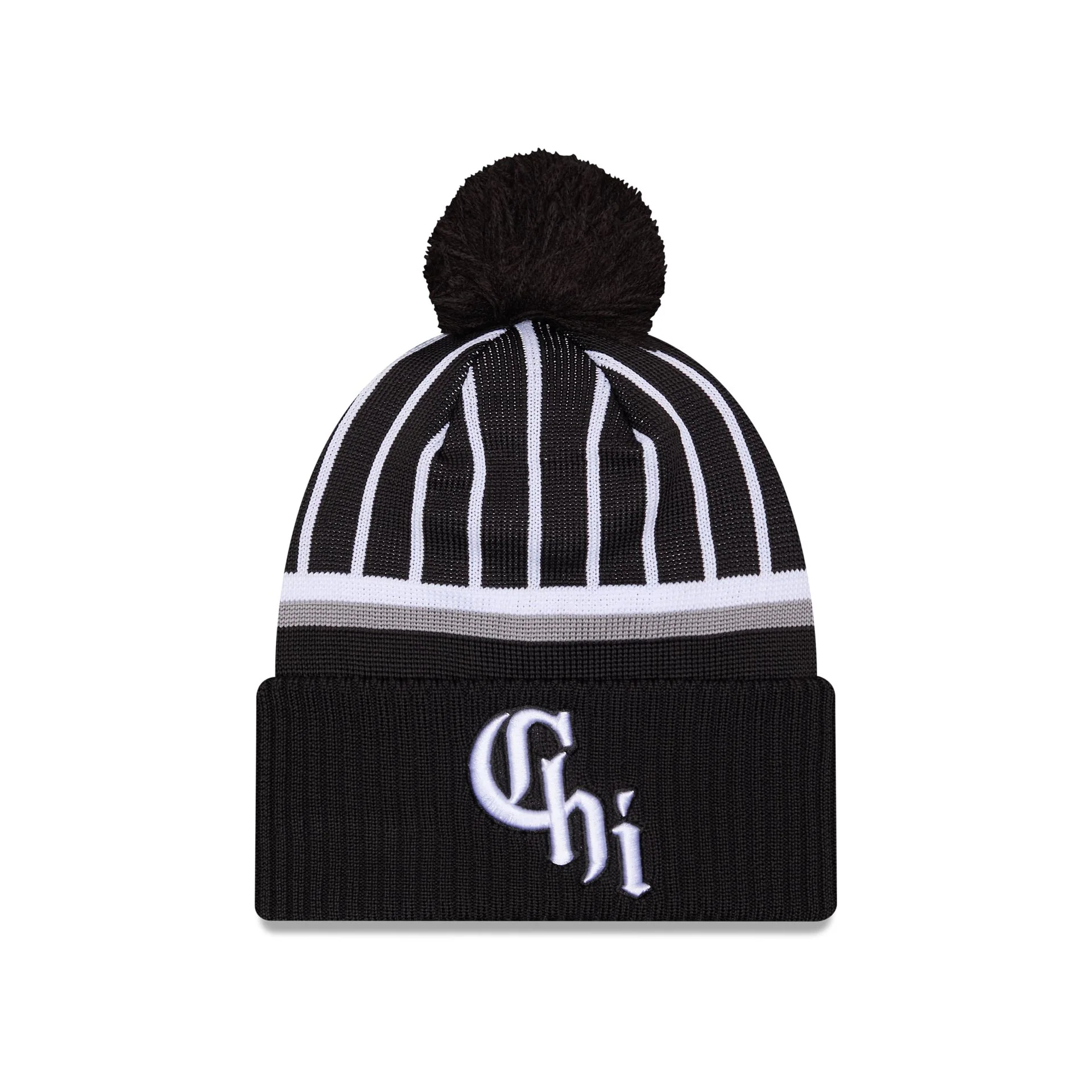 Chicago White Sox City Connect Pom Knit Hat