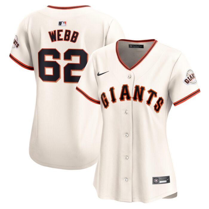 Women’s San Francisco Giants Logan Webb Nike Cream Home Limited Player Jersey