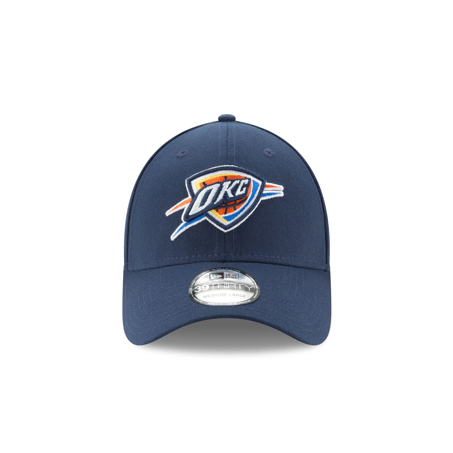 Oklahoma City Thunder 2025 NBA Finals Sidepatch 39THIRTY Stretch Fit Hat