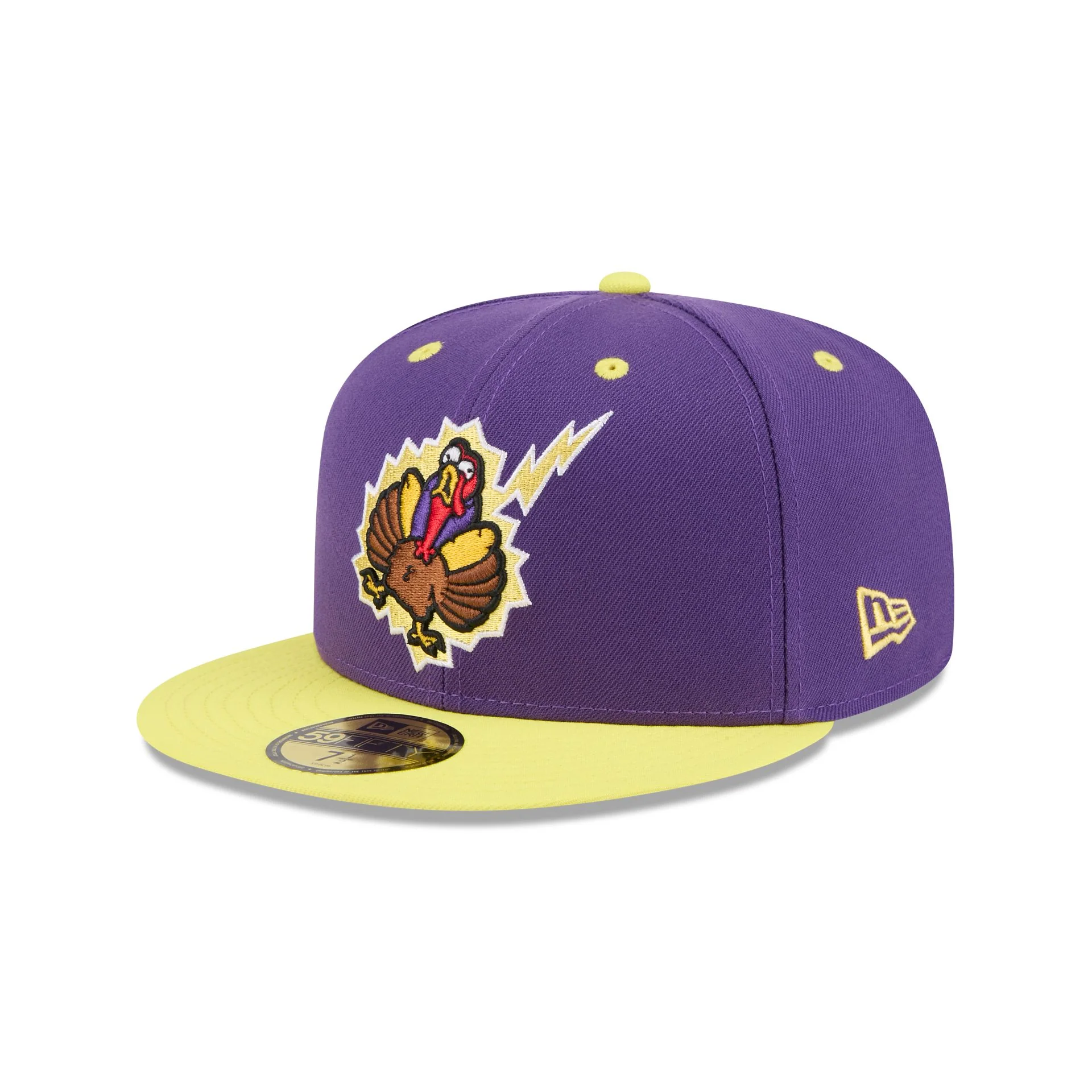 Hartford Yard Goats Theme Night Purple 59FIFTY Fitted Hat