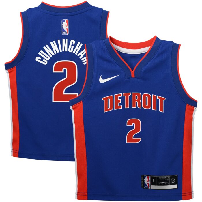 Infant Detroit Pistons Cade Cunningham Nike Blue Swingman Player Jersey – Icon Edition